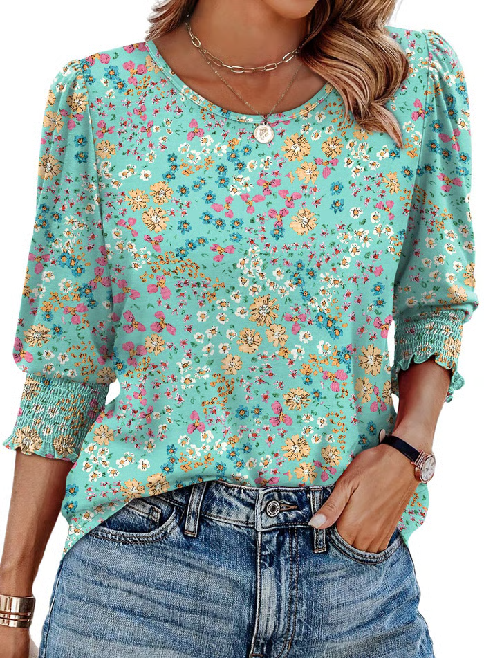 Kaela - Printed Charm Top