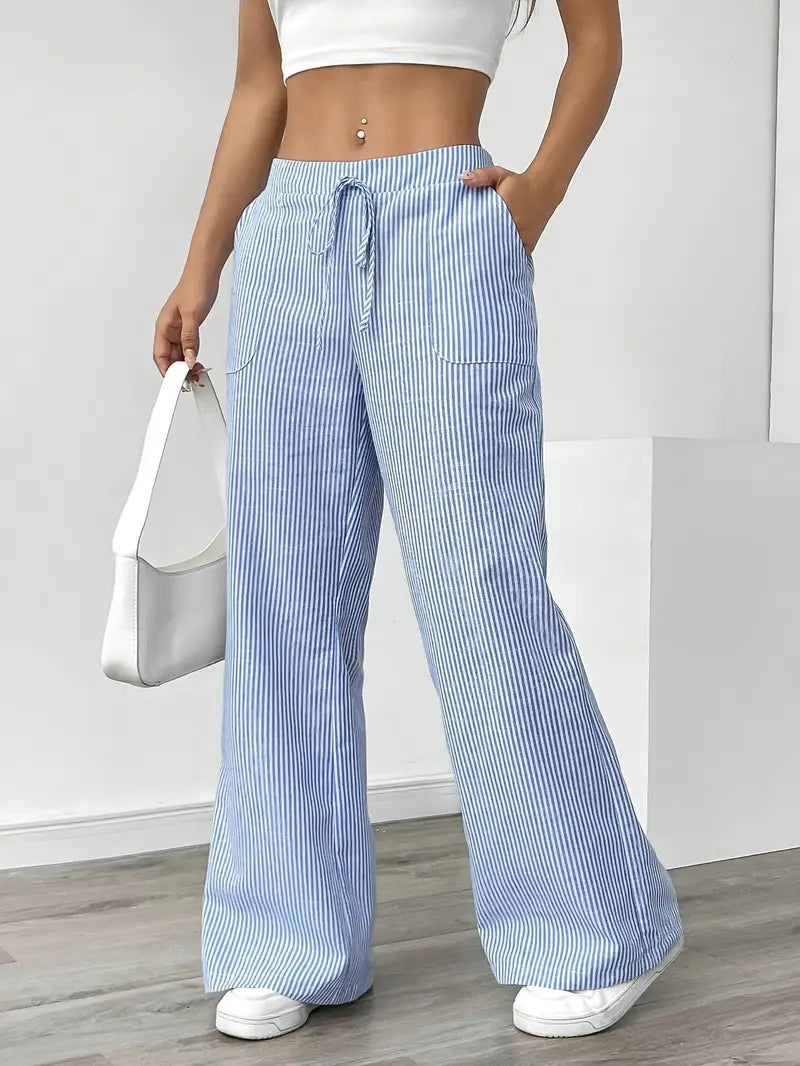 Alina | Elegant Striped Pant