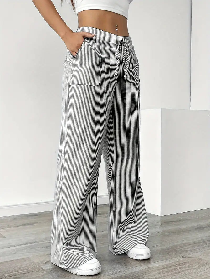 Alina | Elegant Striped Pant