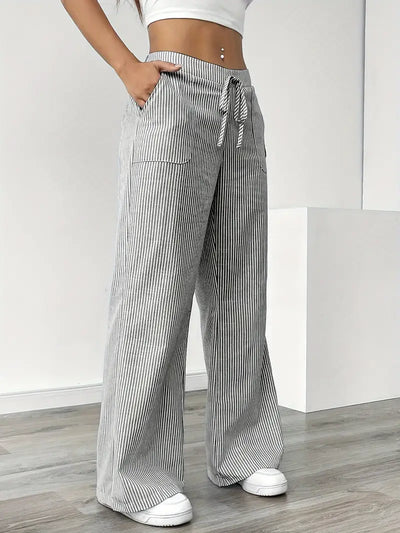 Alina | Elegant Striped Pant