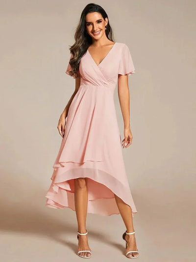 Arah | Ruffled Pleated Dress
