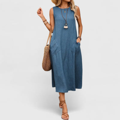 Shirley – Casual Sleeveless Dress