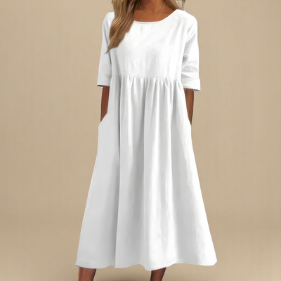 Soraya | Flattering Cotton Dress