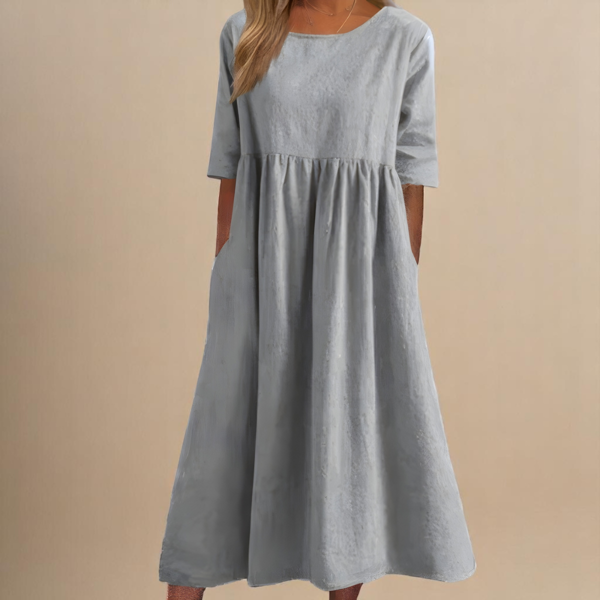 Soraya | Flattering Cotton Dress