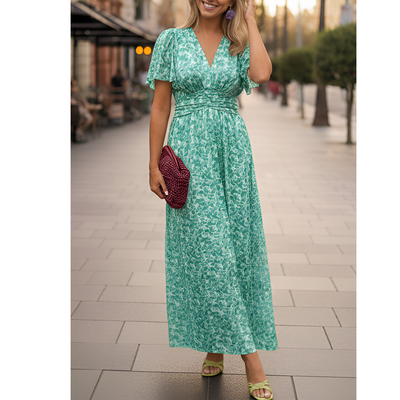 Sunset Bloom Maxi Dress | Effortless Grace in Every Step