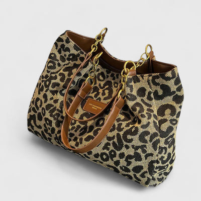 Daisy - Chic Leopard Print Tote Bag