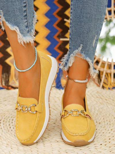 Emily | Flat Buckle Loafers