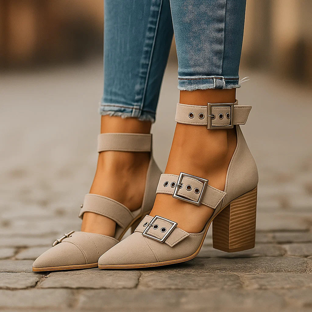 RAVYN RAE SUEDE HEELS