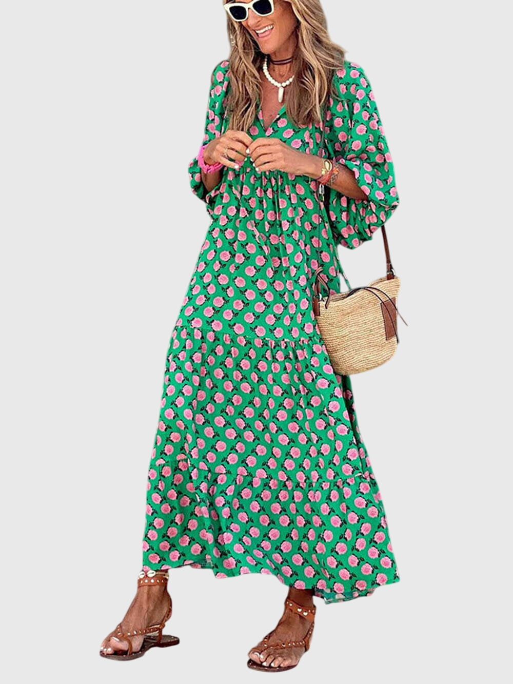 Dawn - Elegant wide maxi dress