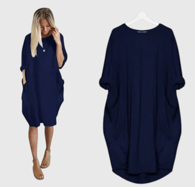 Shayne - Midi Summer Dress with Loose Fit