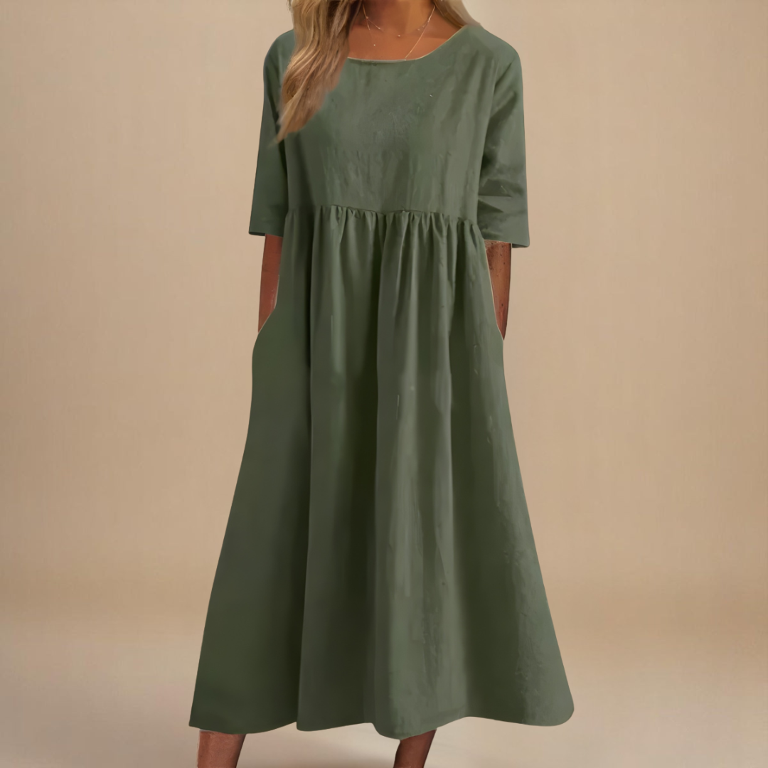 Soraya | Flattering Cotton Dress