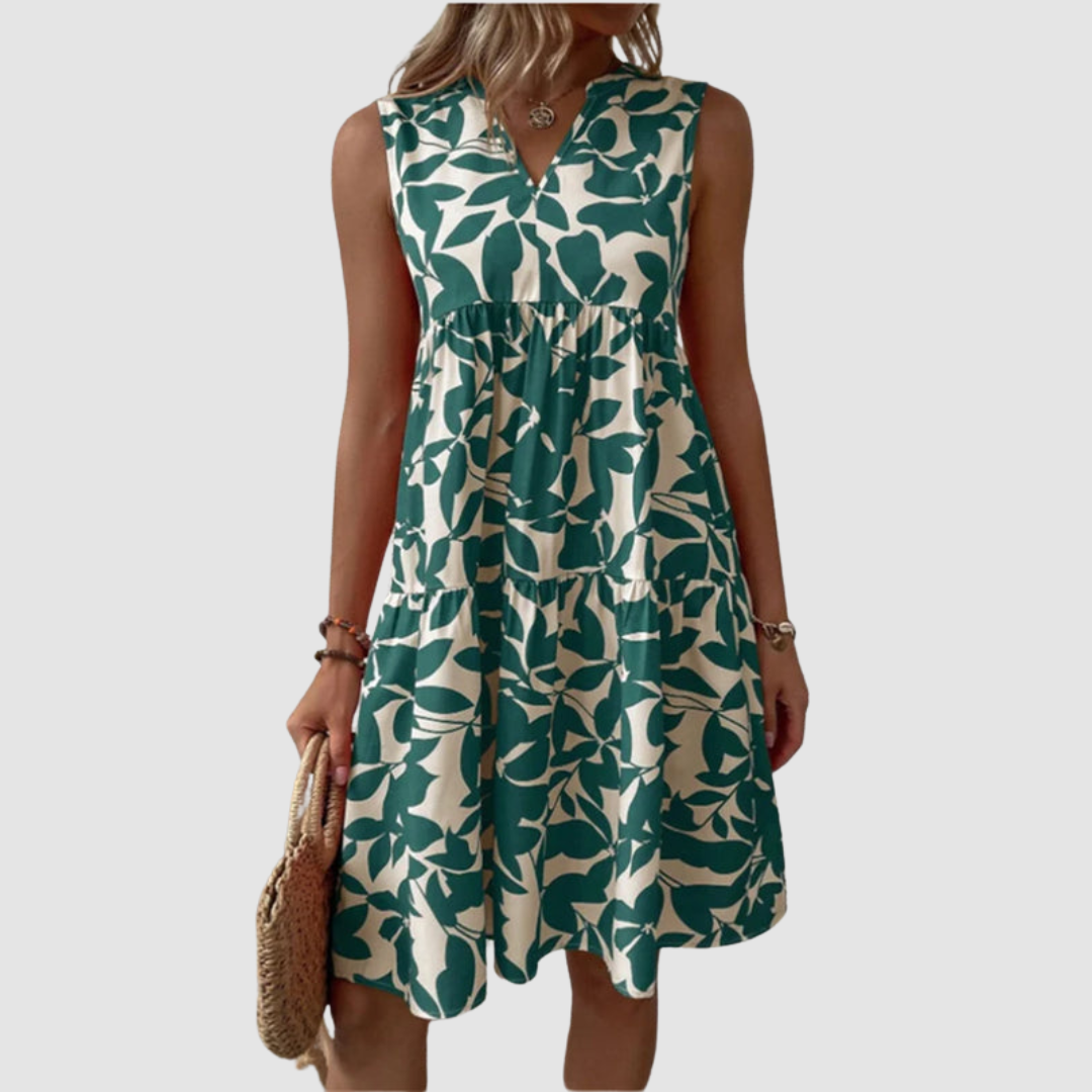 Leilani – Elegant Spring Flowy Floral Dress
