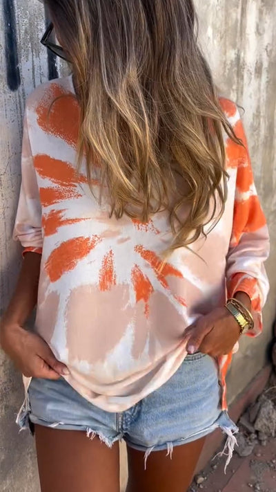 Demi | Charm Tie-dye Top