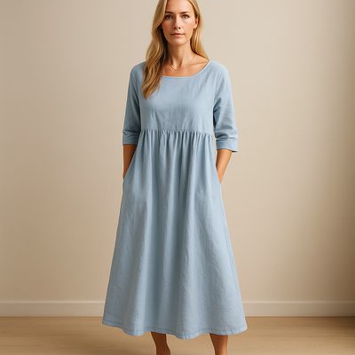 Soraya | Flattering Cotton Dress