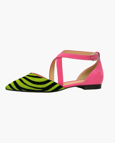 Asilia - Striped Pointed Sandals