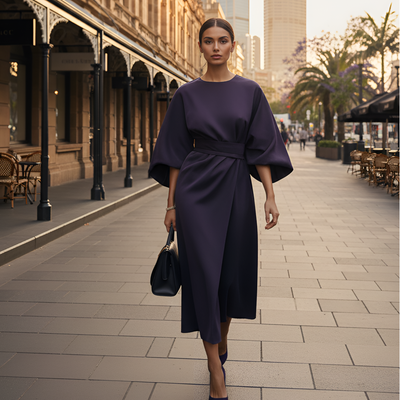 Midnight Grace Dress | Where Power Meets Elegance.