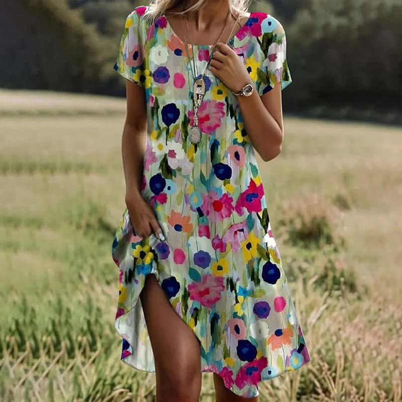 Daphne | Floral Print Dress