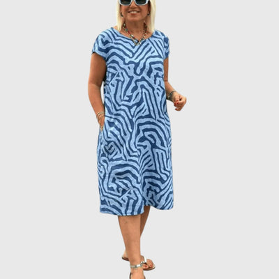 Dileys - Summer dress with round neck