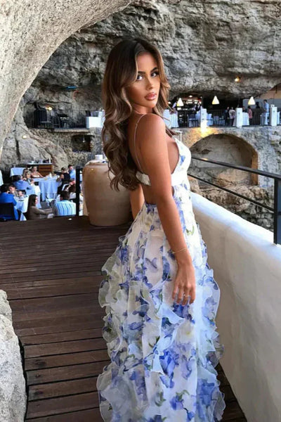 Tamarind | Petal Cascade Gown