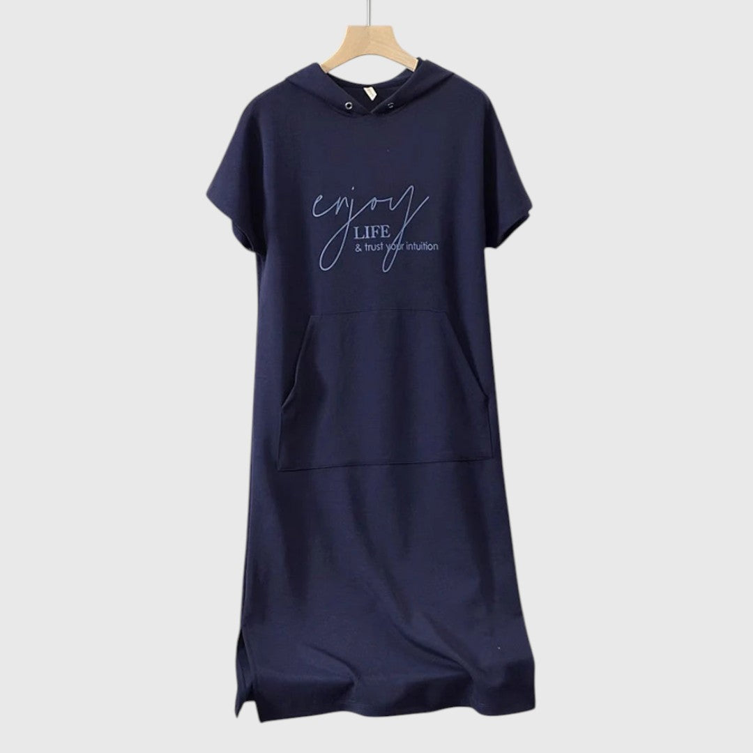 Angela - Casual Hoodie Dress