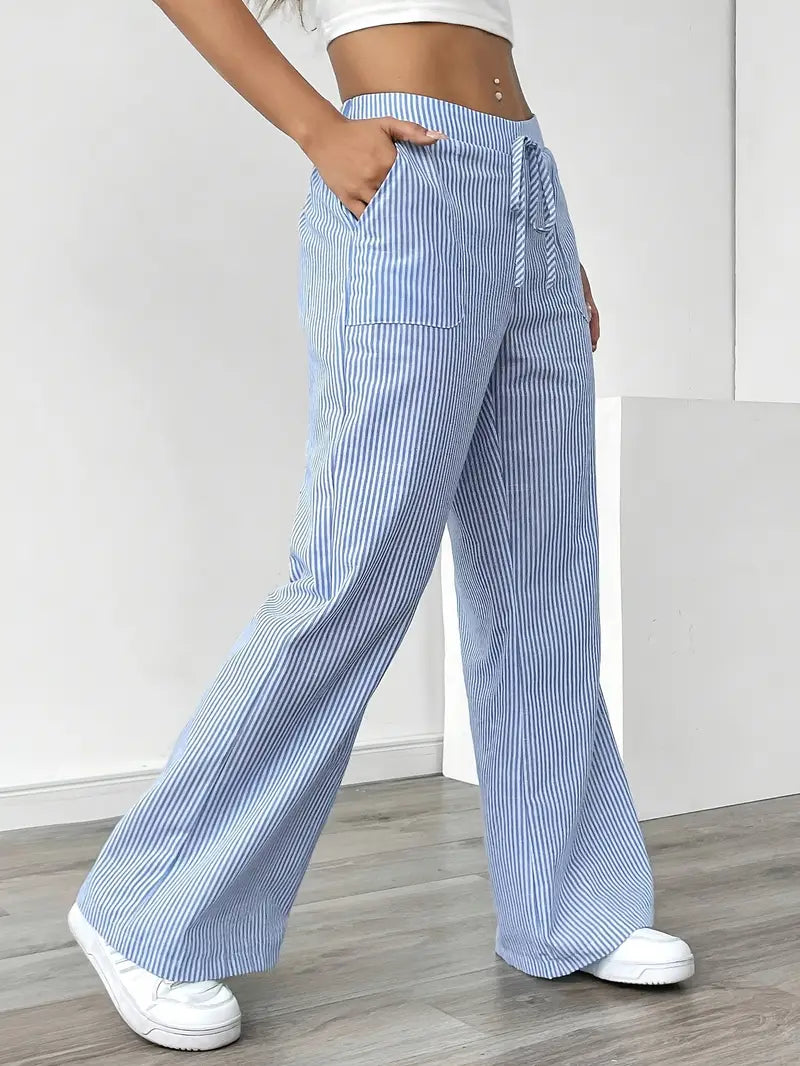 Alina | Elegant Striped Pant