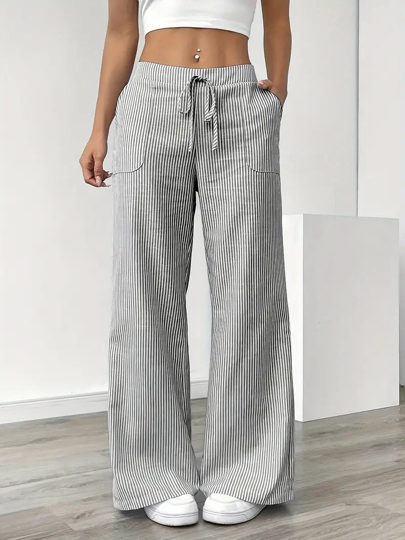 Alina | Elegant Striped Pant
