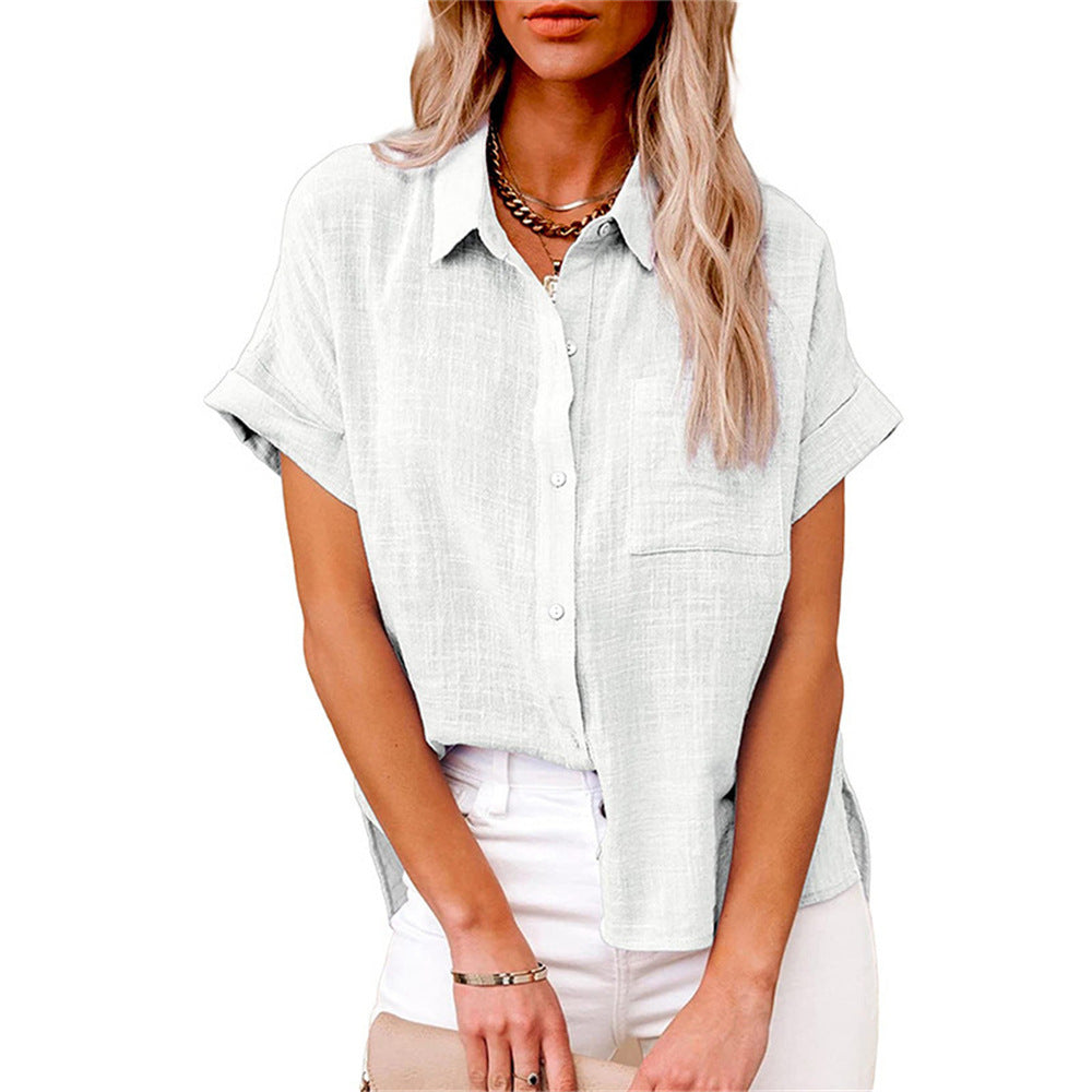 Yasmin | Lightweight Cotton-Linen Blouse