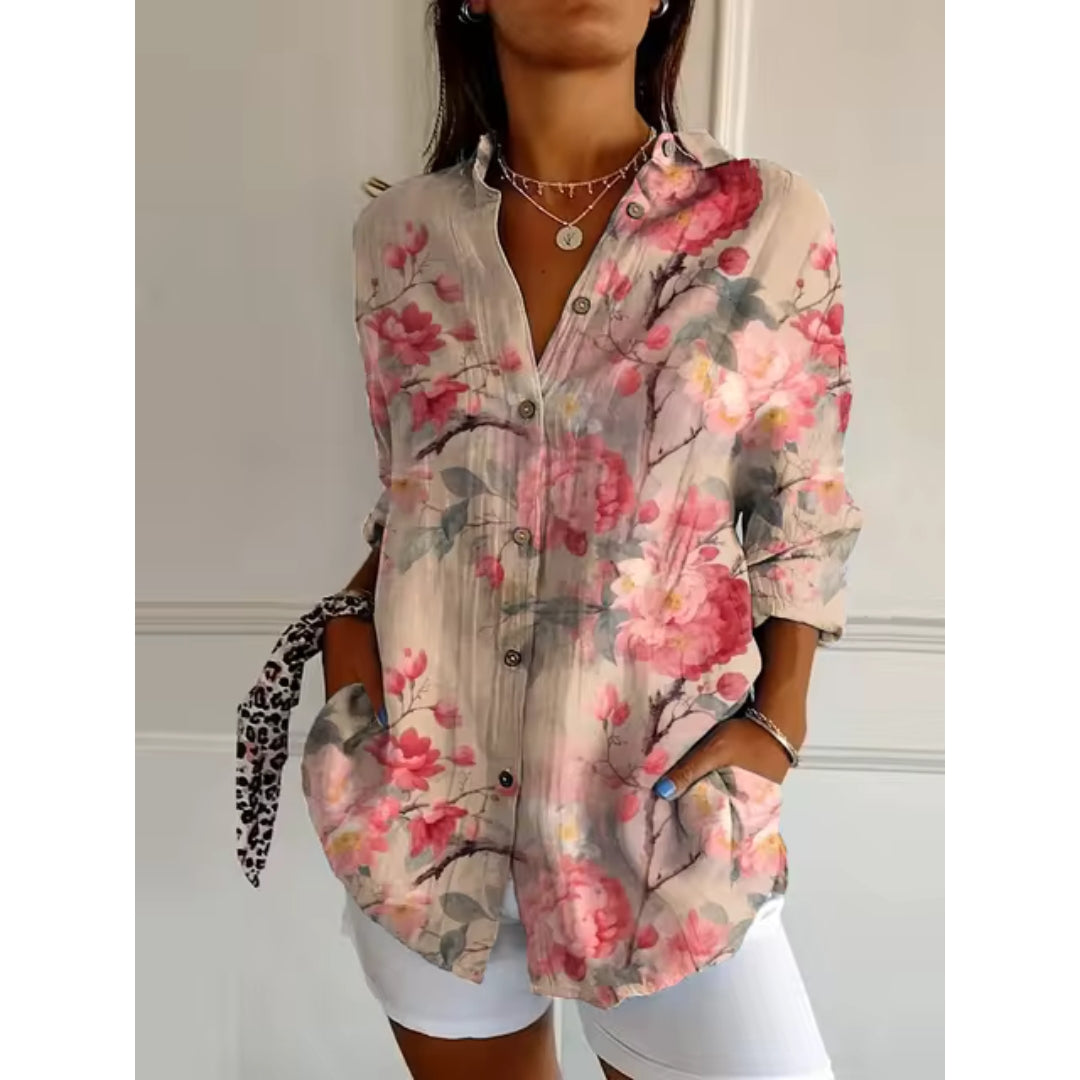Ruth | Casual Blouse with Floral Print