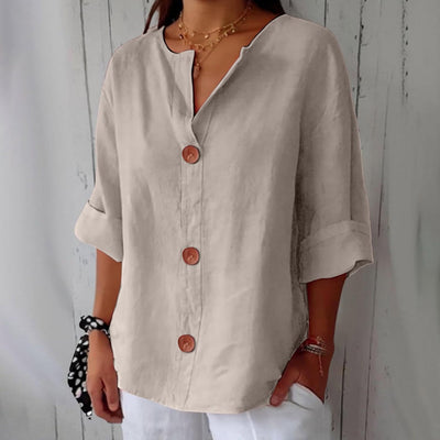 Vienna | Casual Linen Blouse