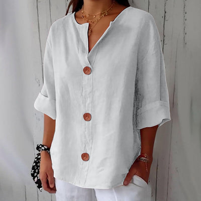 Vienna | Casual Linen Blouse