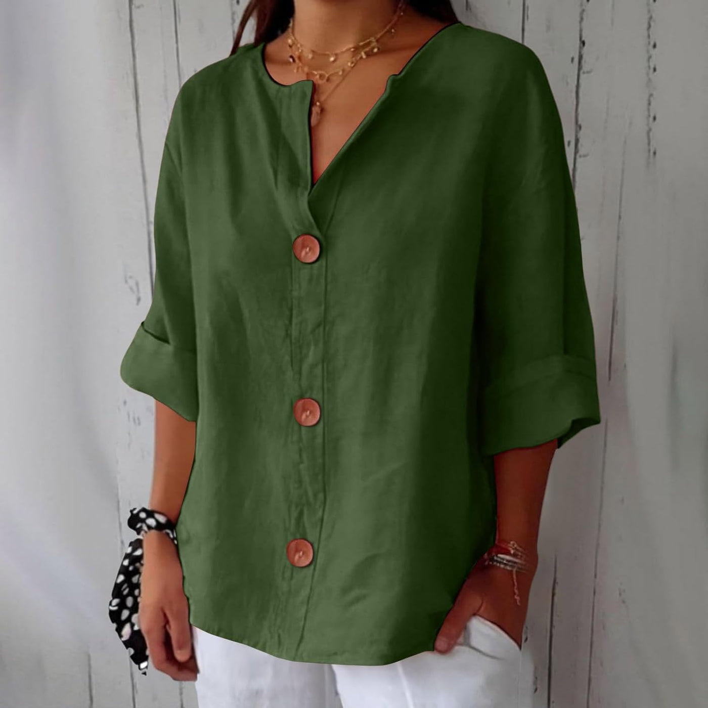 Vienna | Casual Linen Blouse
