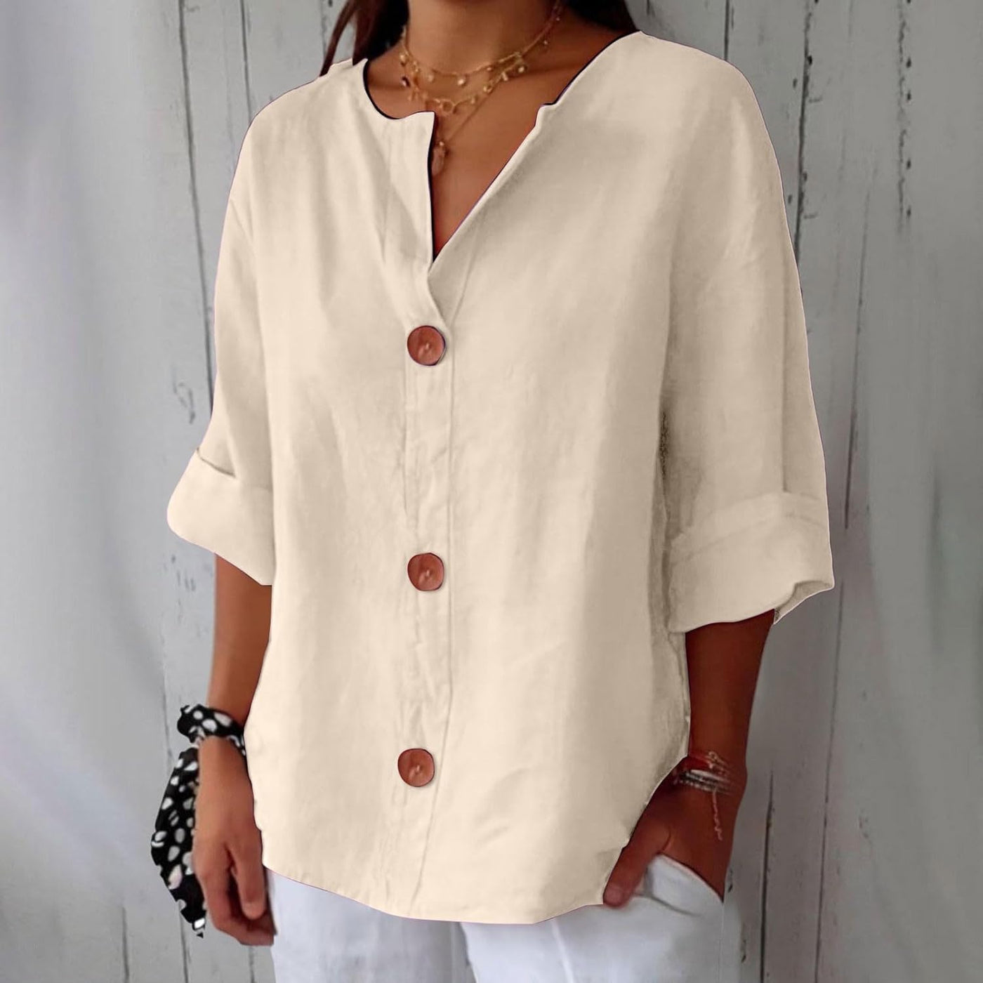Vienna | Casual Linen Blouse