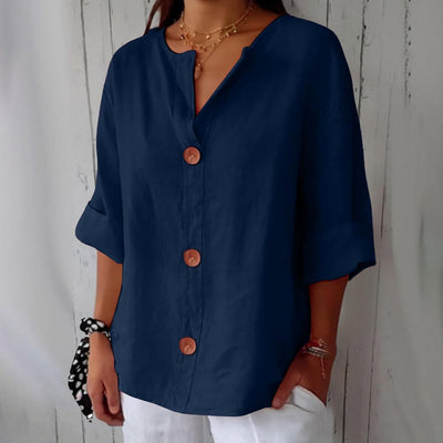 Vienna | Casual Linen Blouse