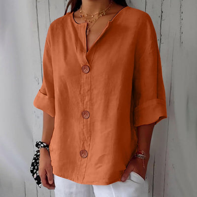 Vienna | Casual Linen Blouse