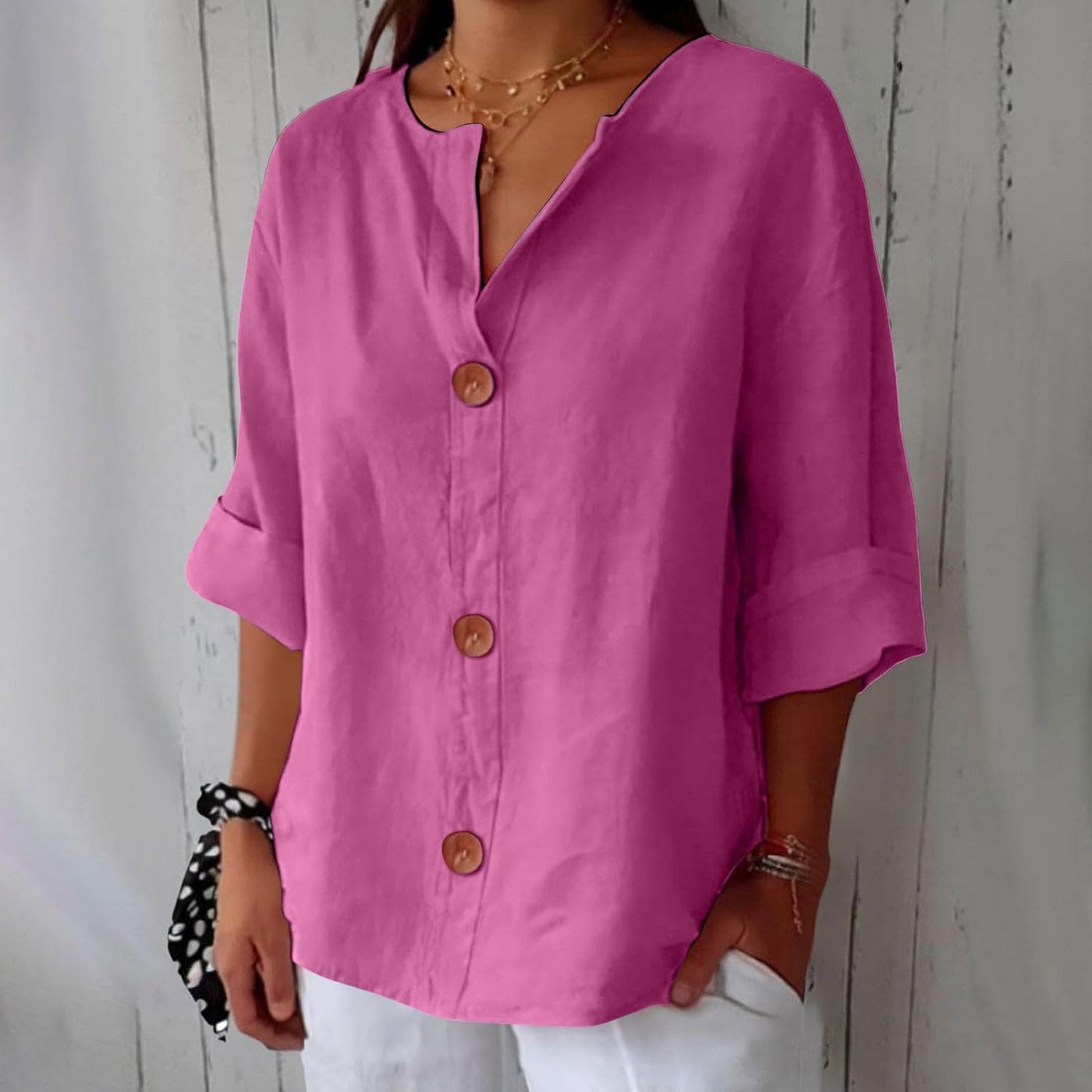 Vienna | Casual Linen Blouse