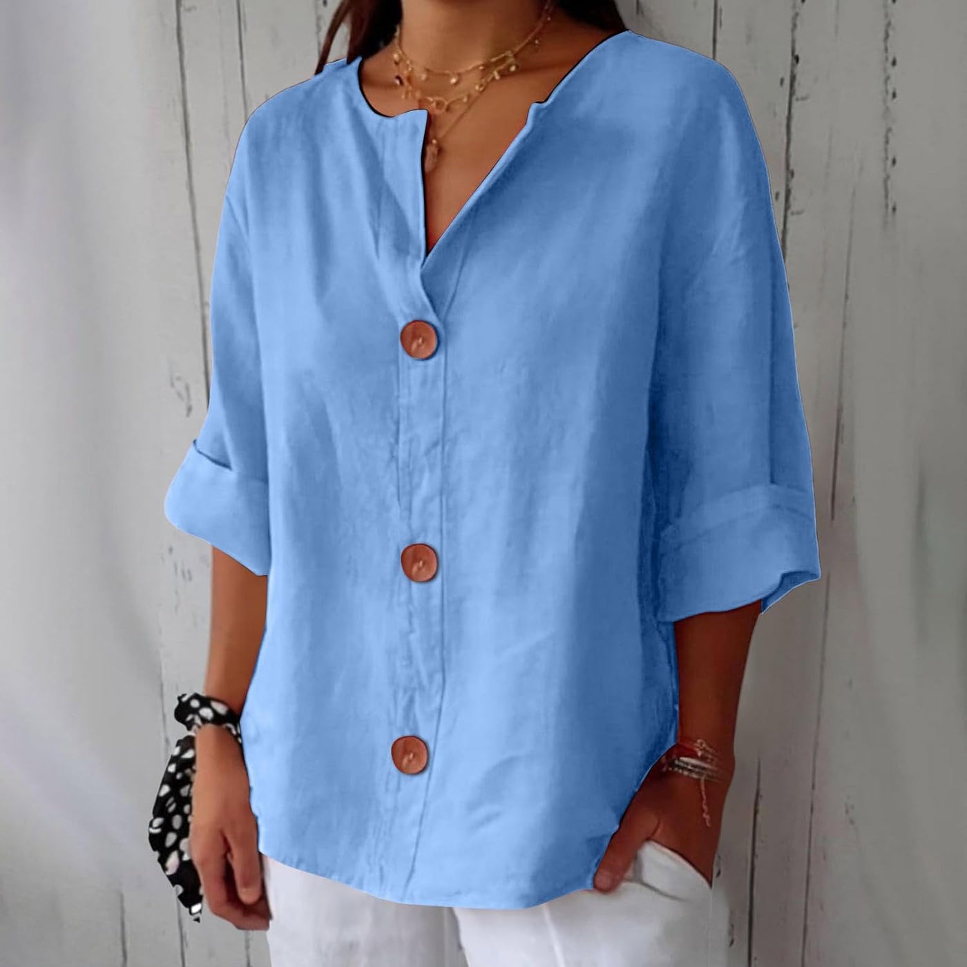 Vienna | Casual Linen Blouse
