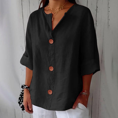 Vienna | Casual Linen Blouse