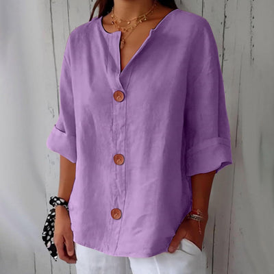 Vienna | Casual Linen Blouse