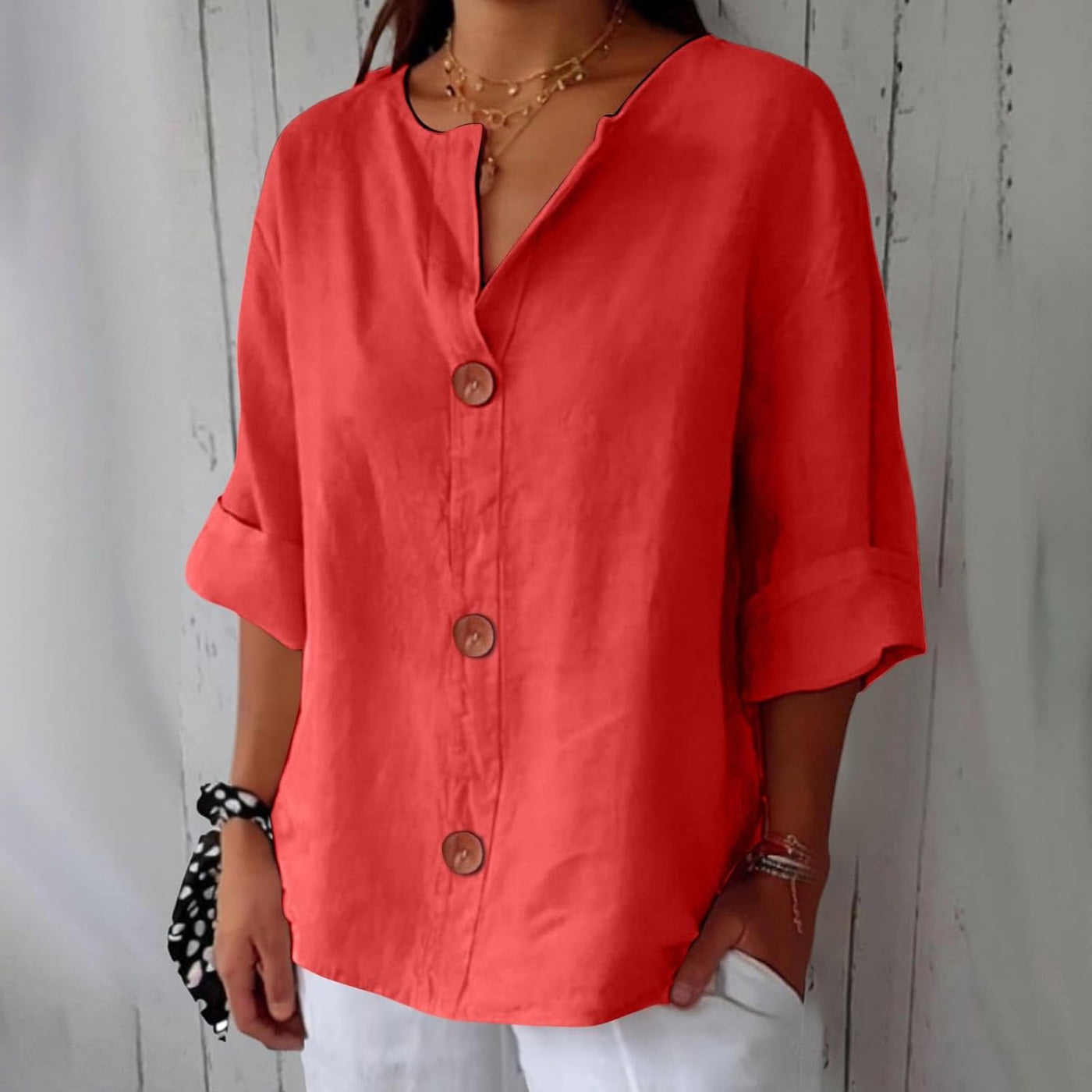 Vienna | Casual Linen Blouse