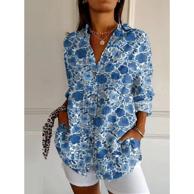Ruth | Casual Blouse with Floral Print