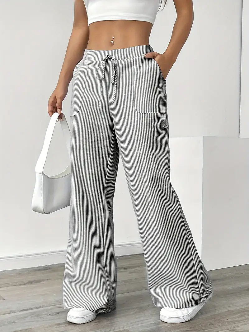 Alina | Elegant Striped Pant
