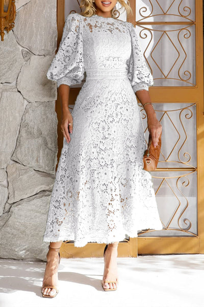 Layla | Lace Lantern Dress