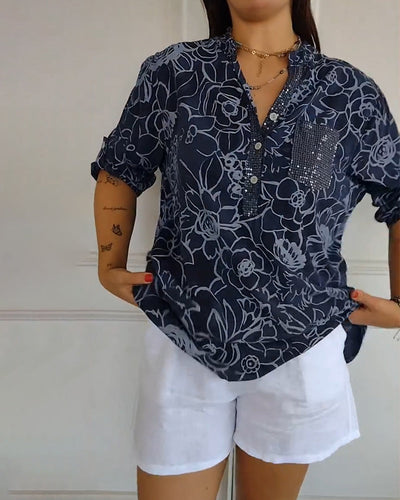 Cassie | Floral Print Blouse