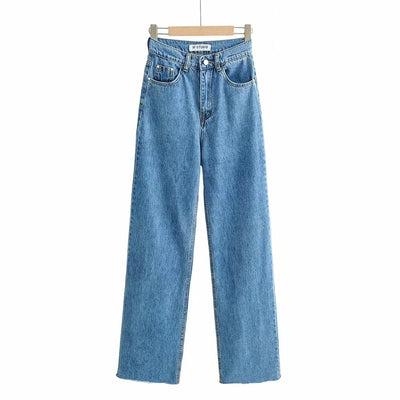 High Raise Wide Jeans