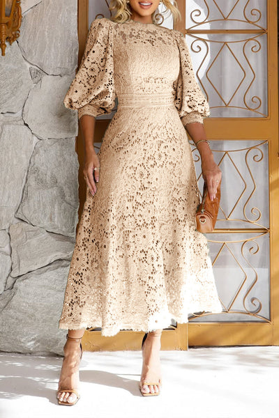 Layla | Lace Lantern Dress