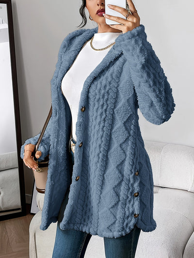 Rachel | Plush Hooded Cardigan