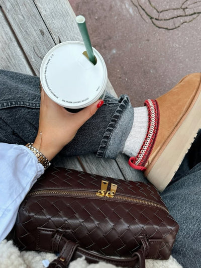 Juliette | Polished Structured Woven Bag