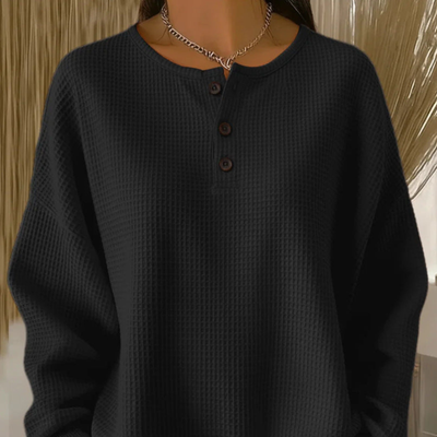 Sofie | Elegant Waffle Knitted Top