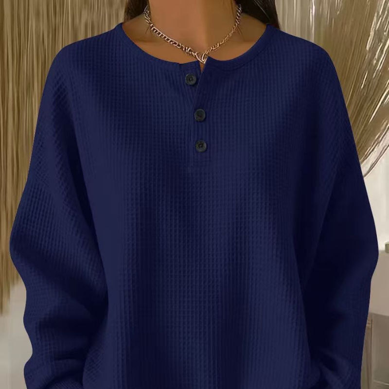 Sofie | Elegant Waffle Knitted Top