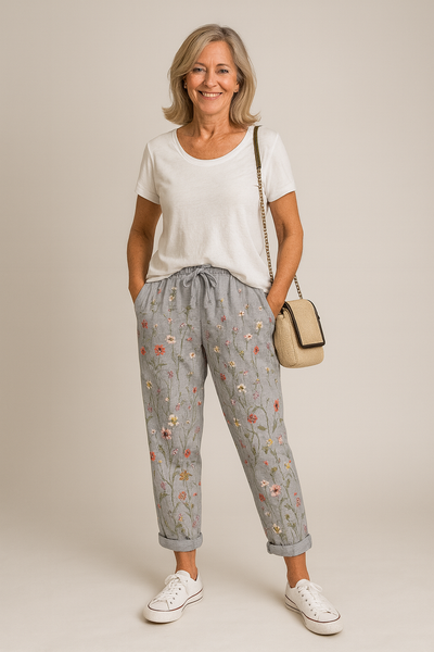 Bella | Loose-Fitting Printed Pants